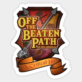 Off The Beaten Path Sticker